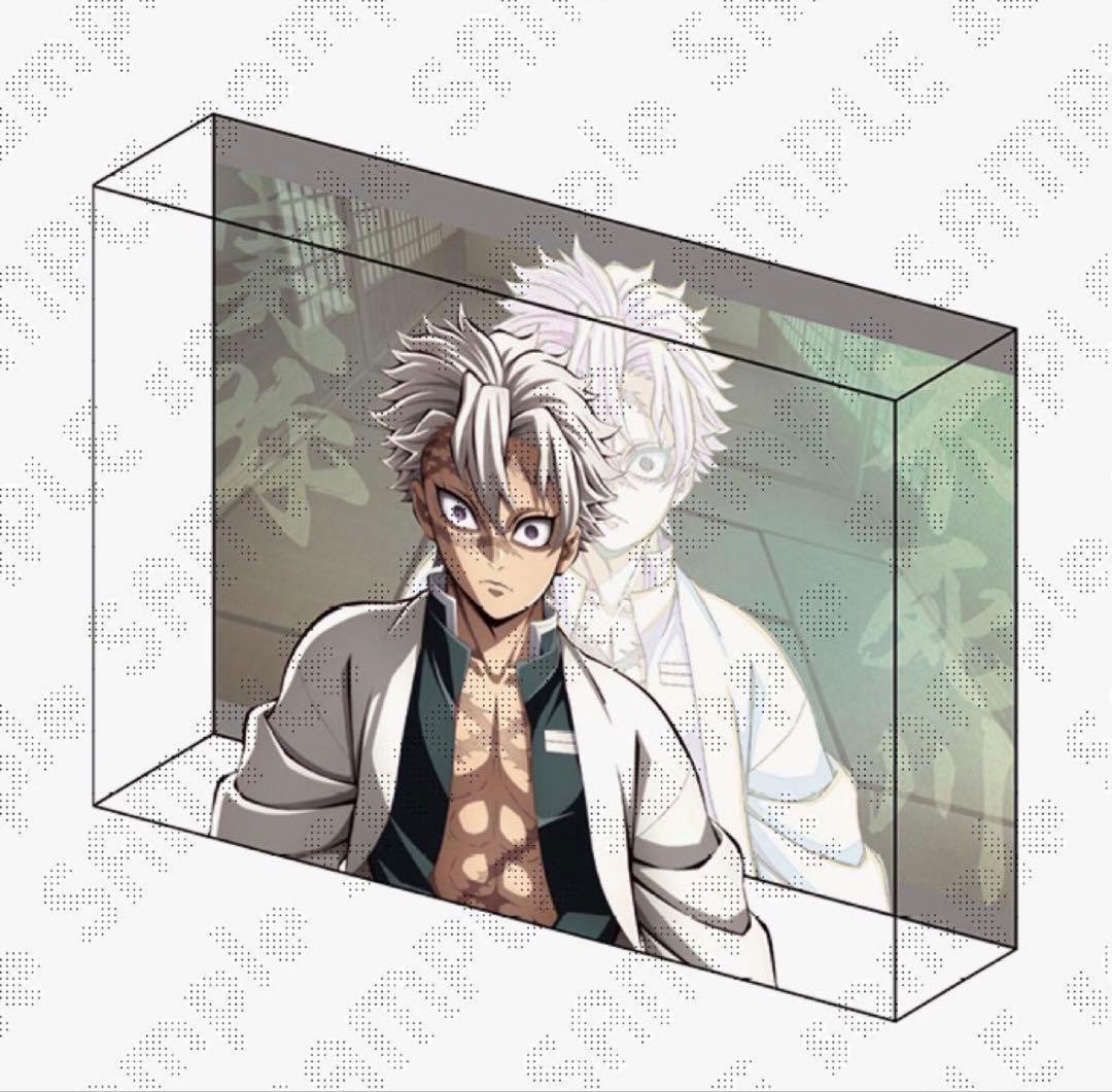 鬼滅の刃 柱イベント 開幕企画 二層 アクリルブロック 不死川実弥 柱