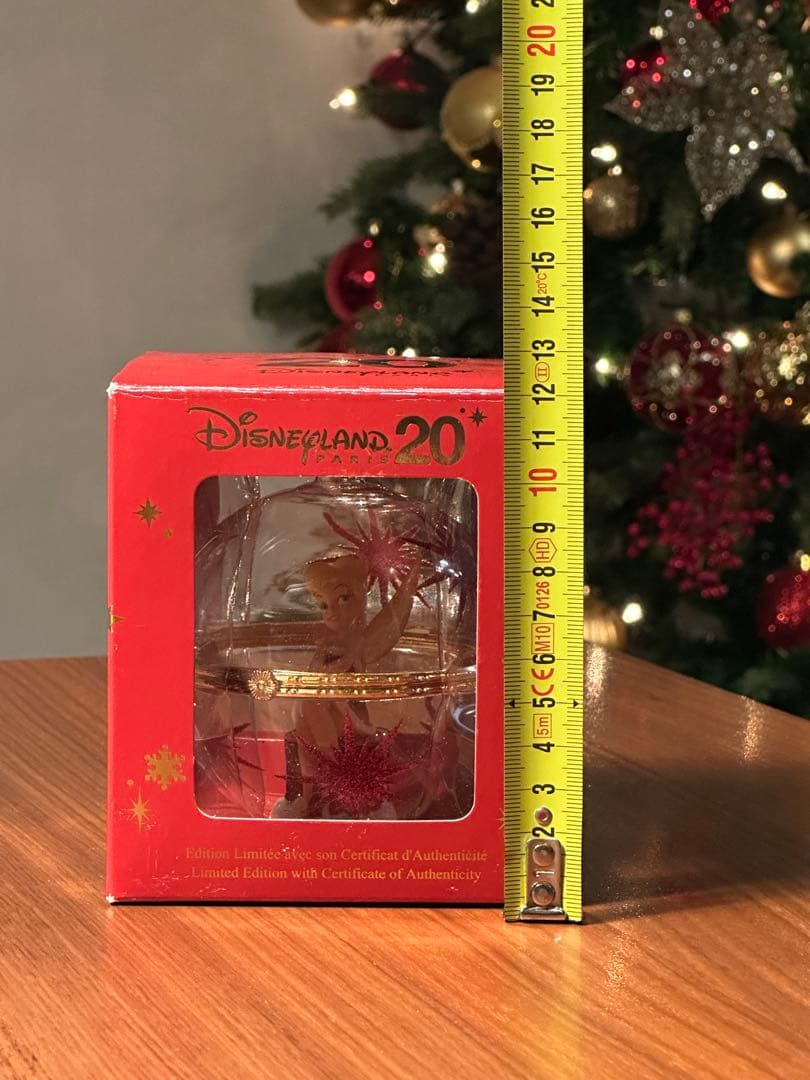 ディズニーパリ20周年限定 ティンカーベルオーナメント シリアル番号付き