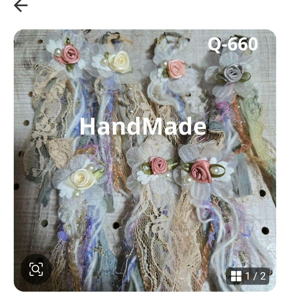 いちごパフェ☆✨ハンドメイドタッセルチャーム約12×4cm AJ