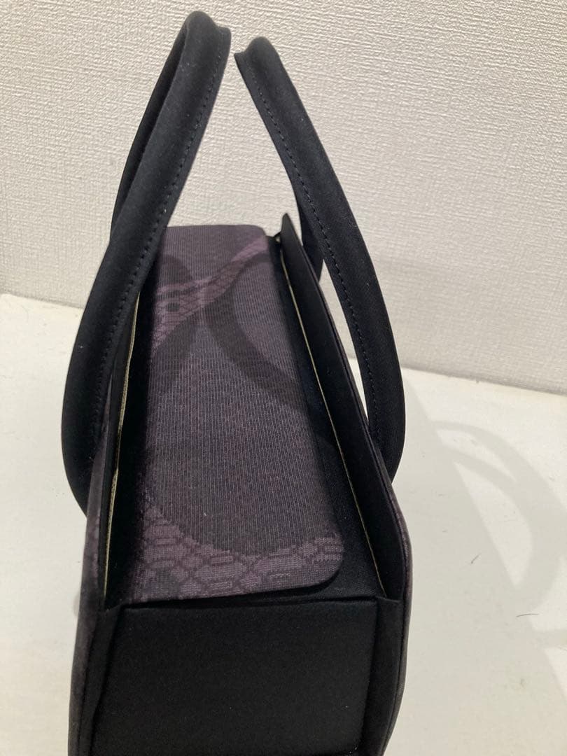 ムーミン　正絹経錦(たてにしき)利休和装バッグ