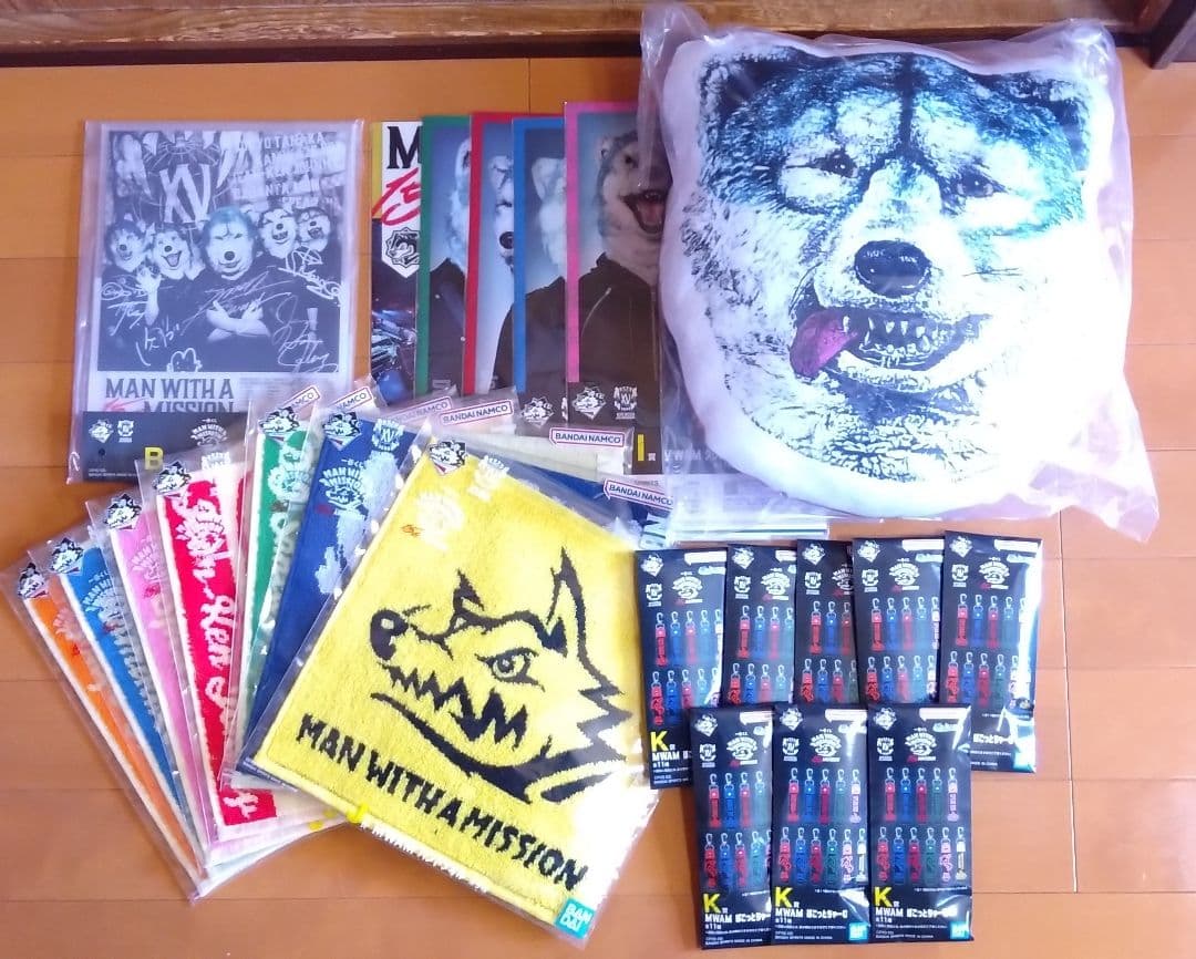 一番くじ MAN WITH A MISSION B・C・I・J・K賞 22点 一番くじ MAN WITH A MISSION B・C・I・J・K賞 22点 結成15周年を迎え