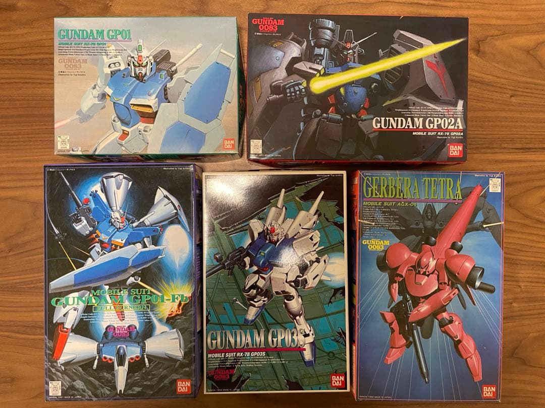 未開封 1/144スケール 機動戦士ガンダム 0083シリーズ 5箱まとめ売り