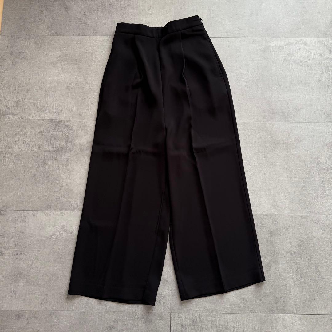 GIRL チュールレイヤードトップス&ワイドパンツ セットアップ 低身長 結婚式