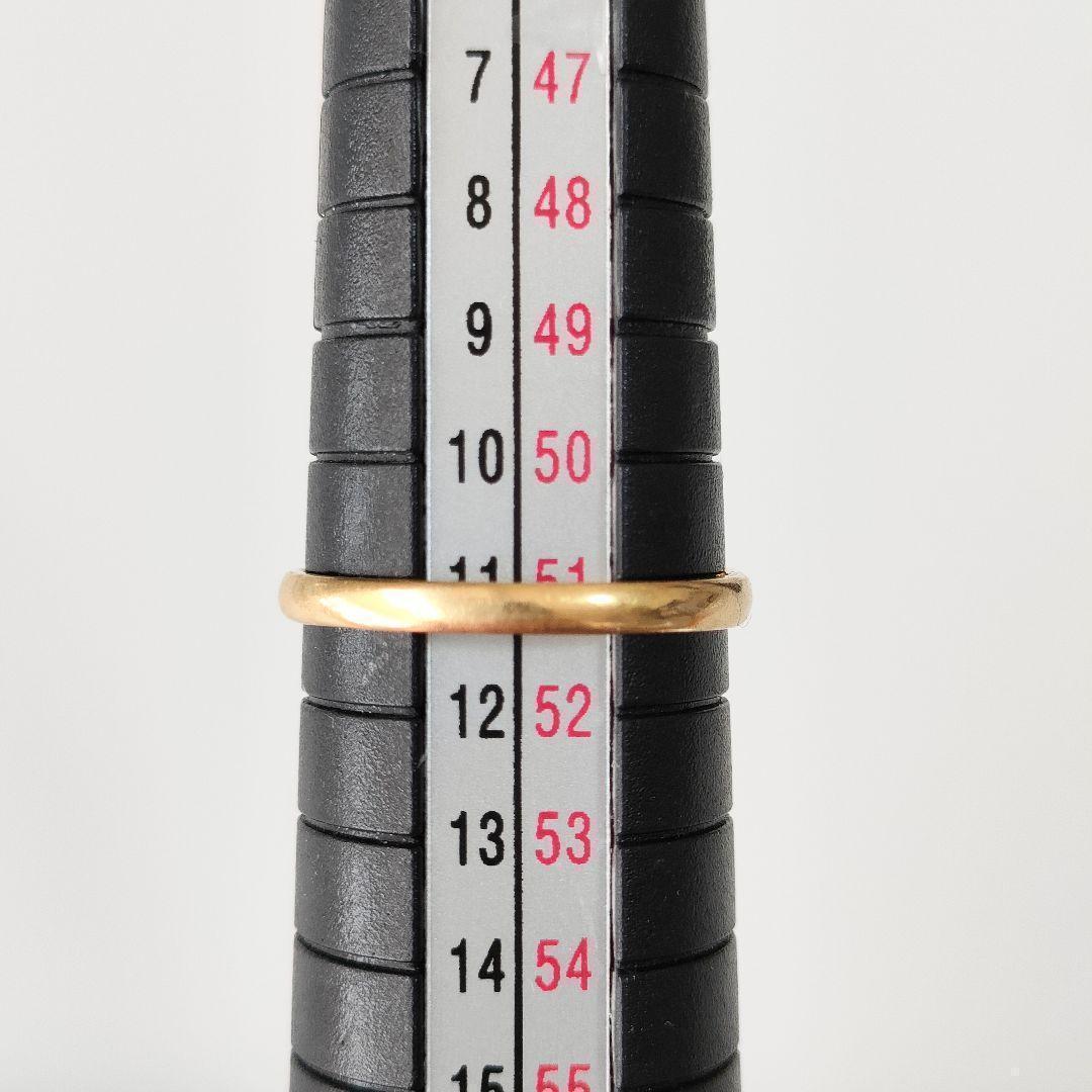 K18　天然石ルビー　天然ダイヤモンド　リング　指輪　ゴールド　ルビー　11