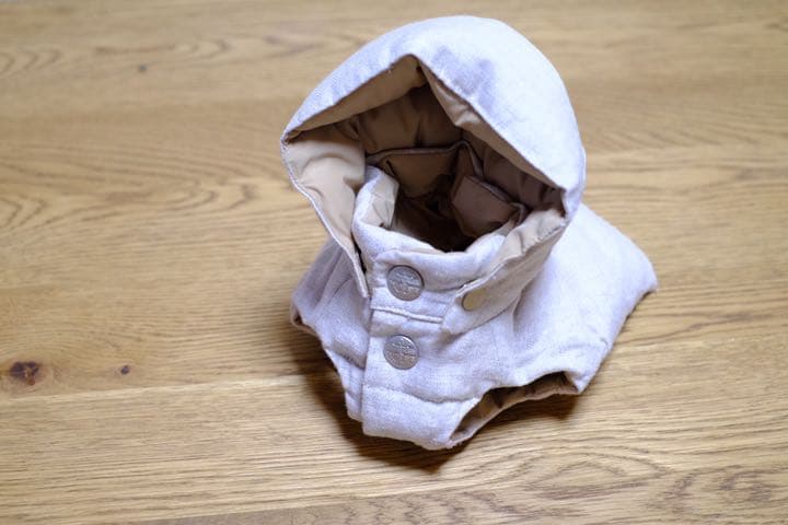 アトリエGG リネンダウンベスト1ハーフ GG MADE IN TOKYO.』『GG+KIITI