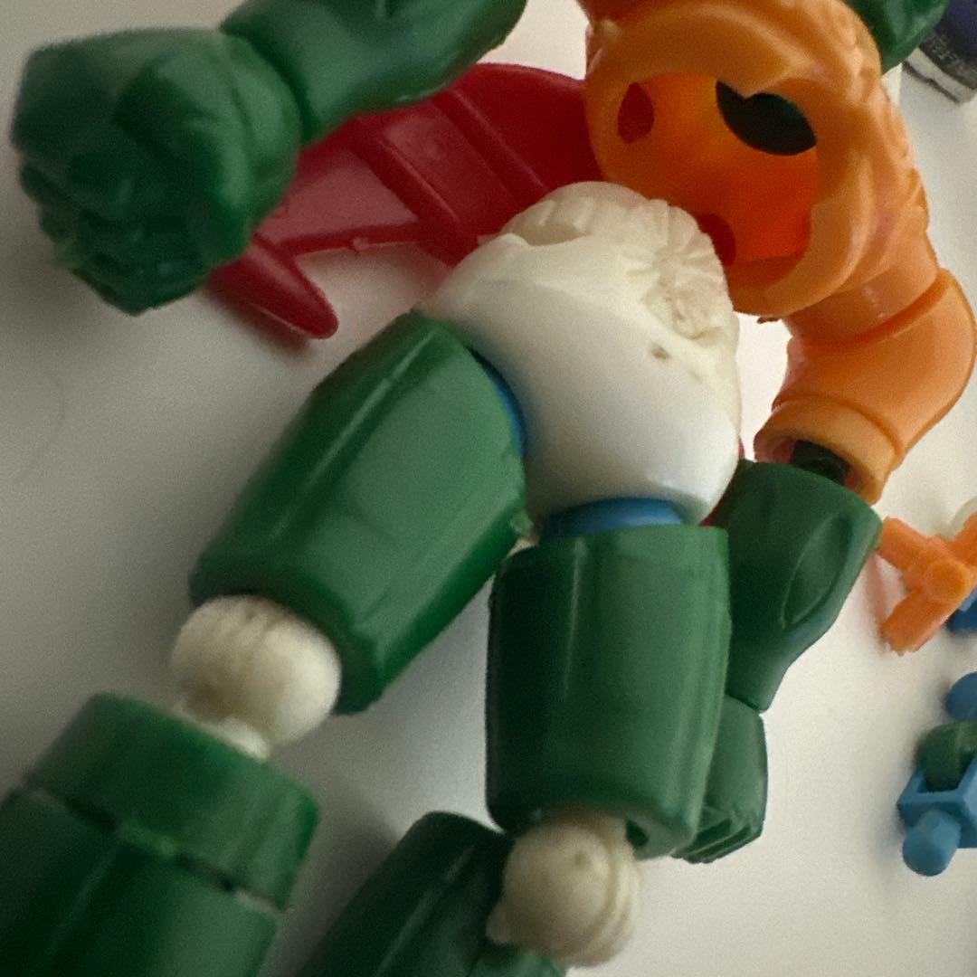 タカトク アオシマ 鋼鉄ジーグ　合体マシン17号　19号 プラモデル　当時物