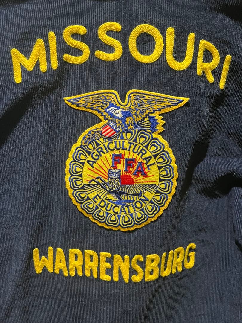 FFAコーデュロイジャケット 個人名刺繍入り　美品