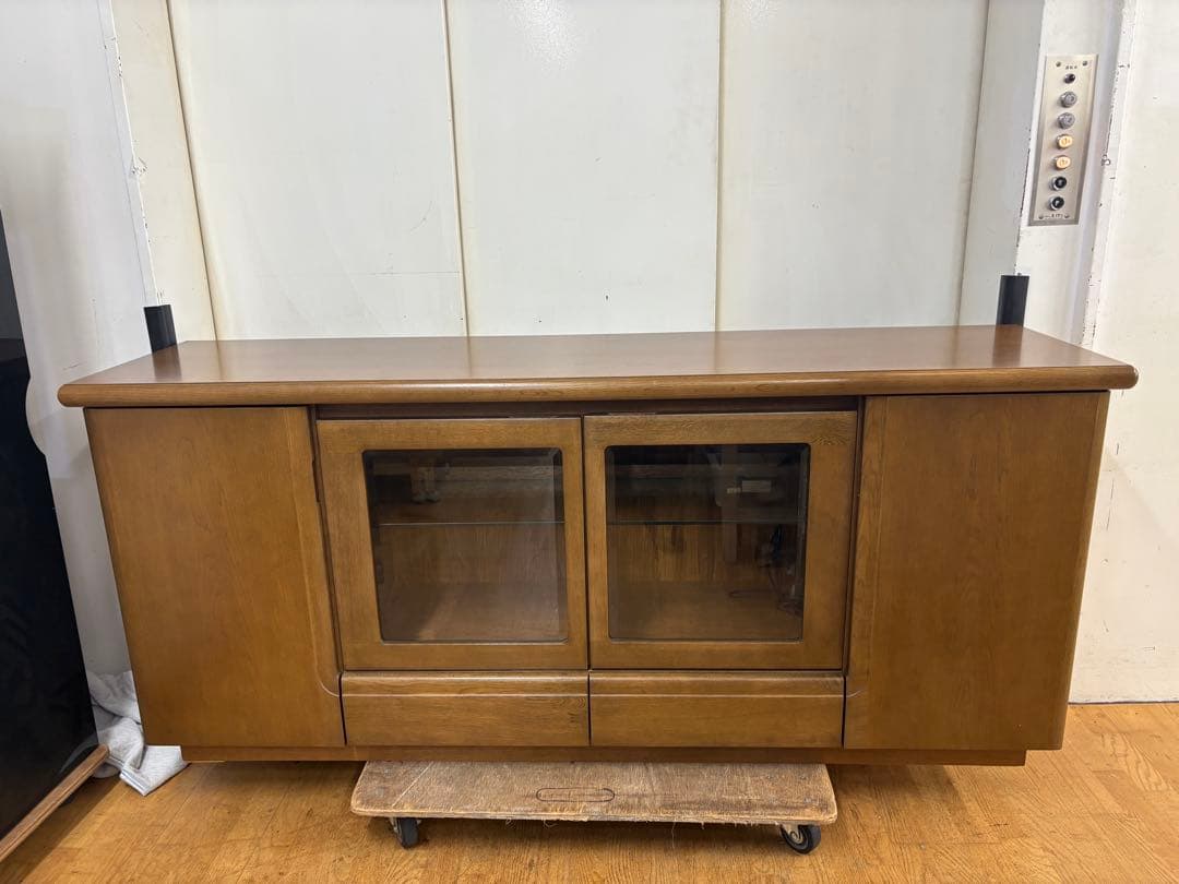 M009 カリモク サイドボード リビングボード キャビネット 幅1800mm