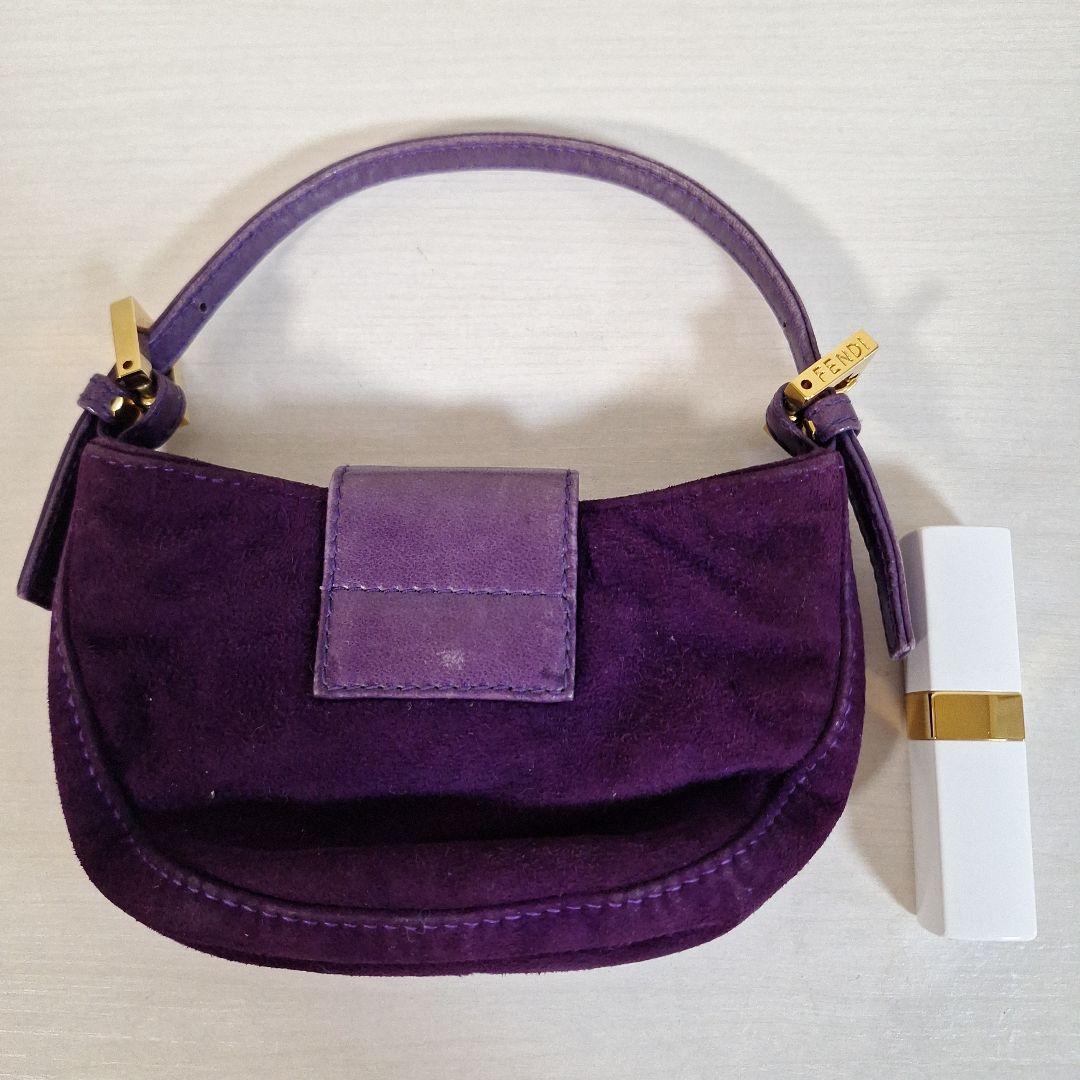 Fendi 紫色 ハンドバッグ