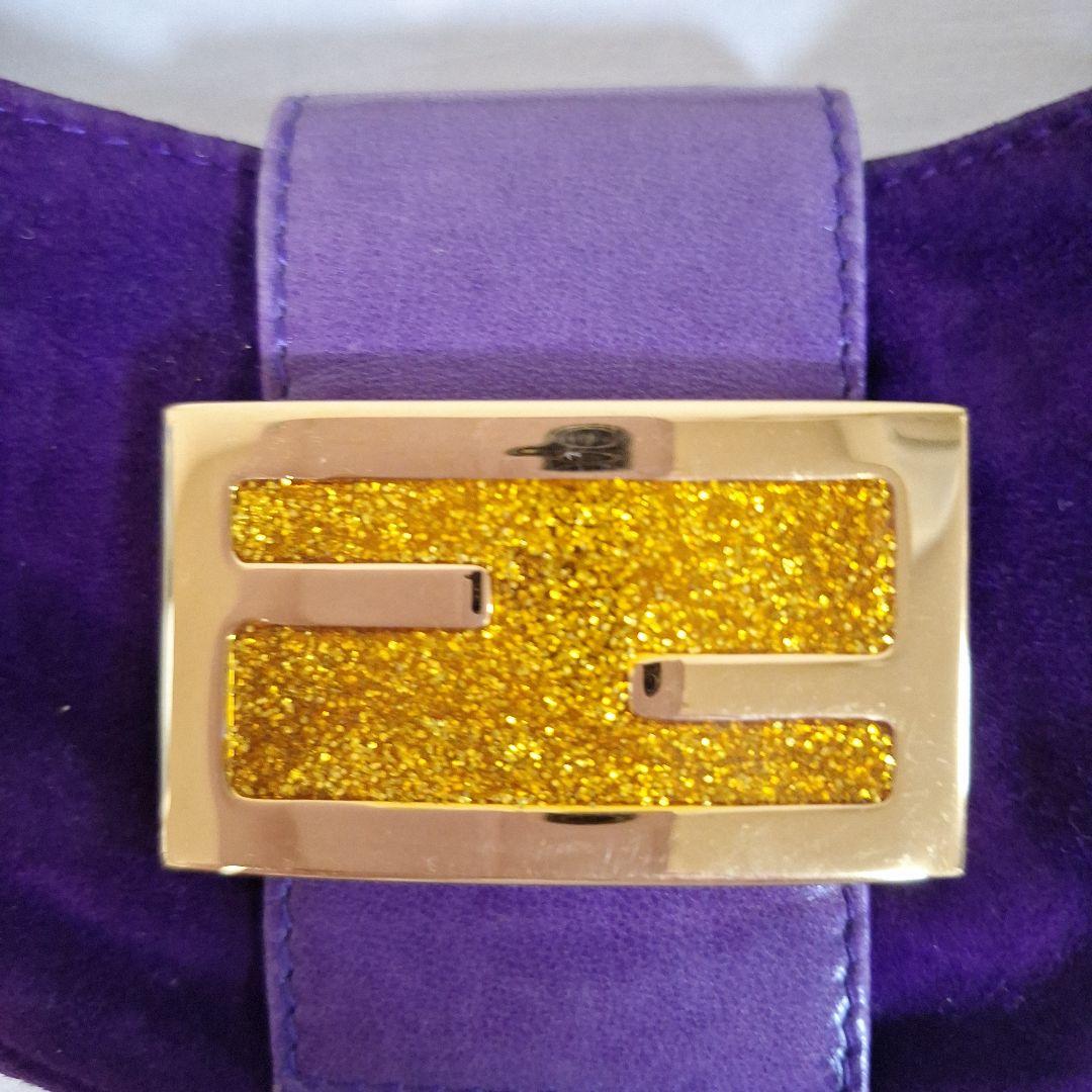 Fendi 紫色 ハンドバッグ
