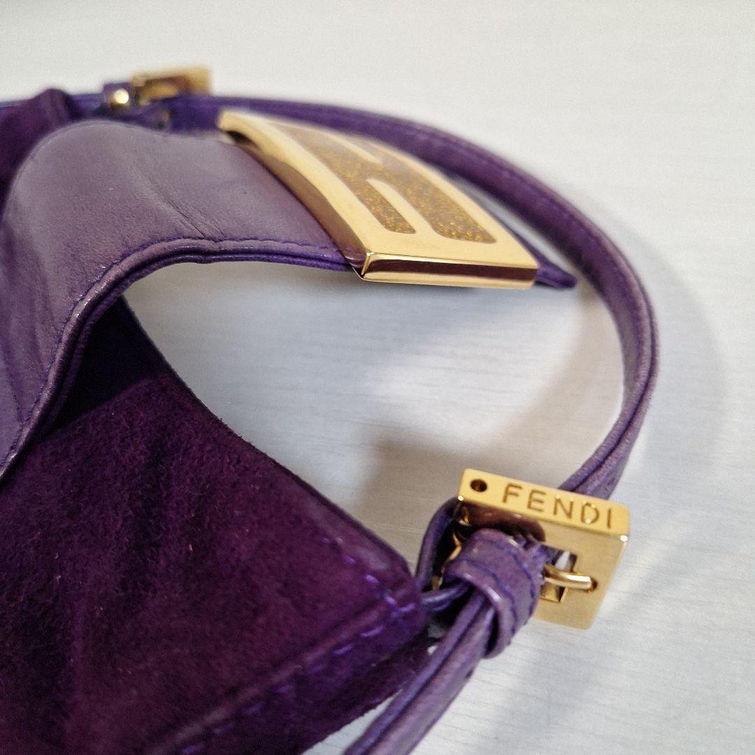 Fendi 紫色 ハンドバッグ