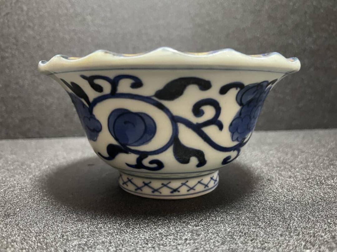 ■　古伊万里 　藍九谷様式　鉢　皿　深皿　■