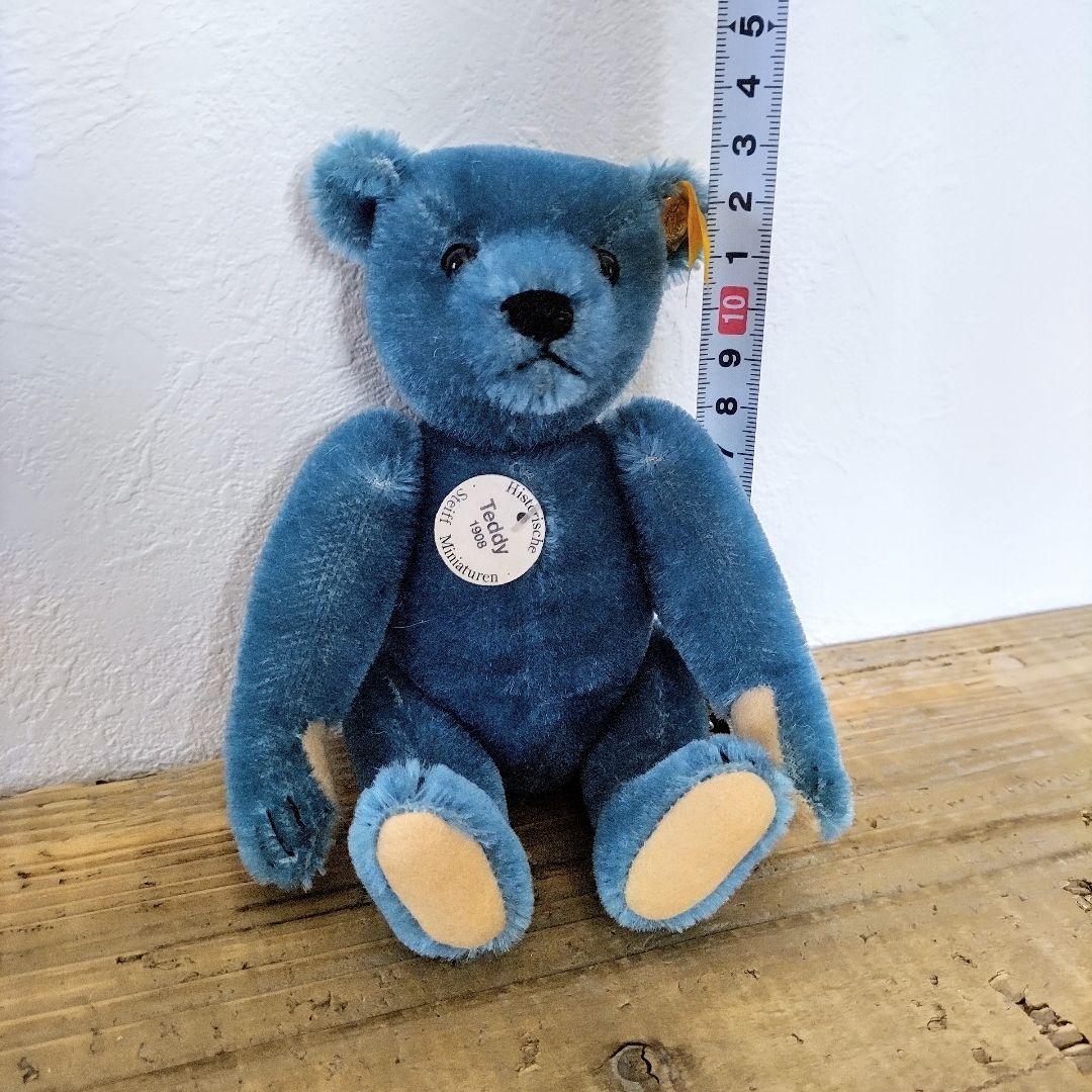 シュタイフ テディベア 1908復刻 ブルー - メルカリ