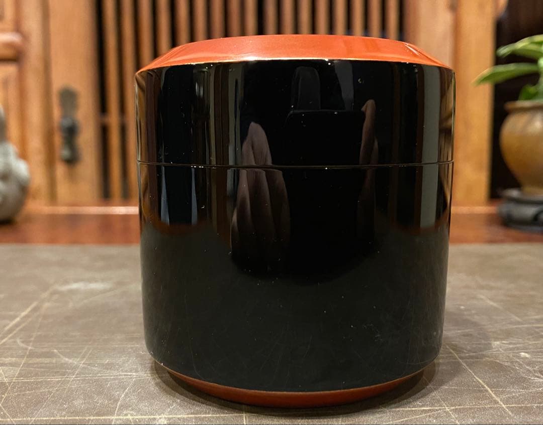 輪島塗 棗 蒔絵・鶴紋 鈴谷鐵五郎作 茶道具・ヴィンテージ レア - メルカリ