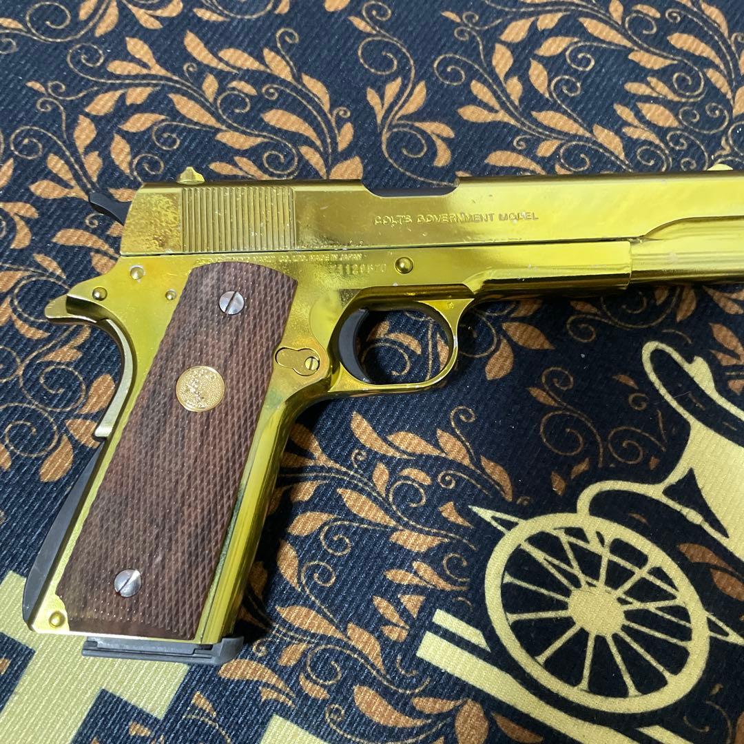 東京マルイ コルトガバメント ゴールド塗装
