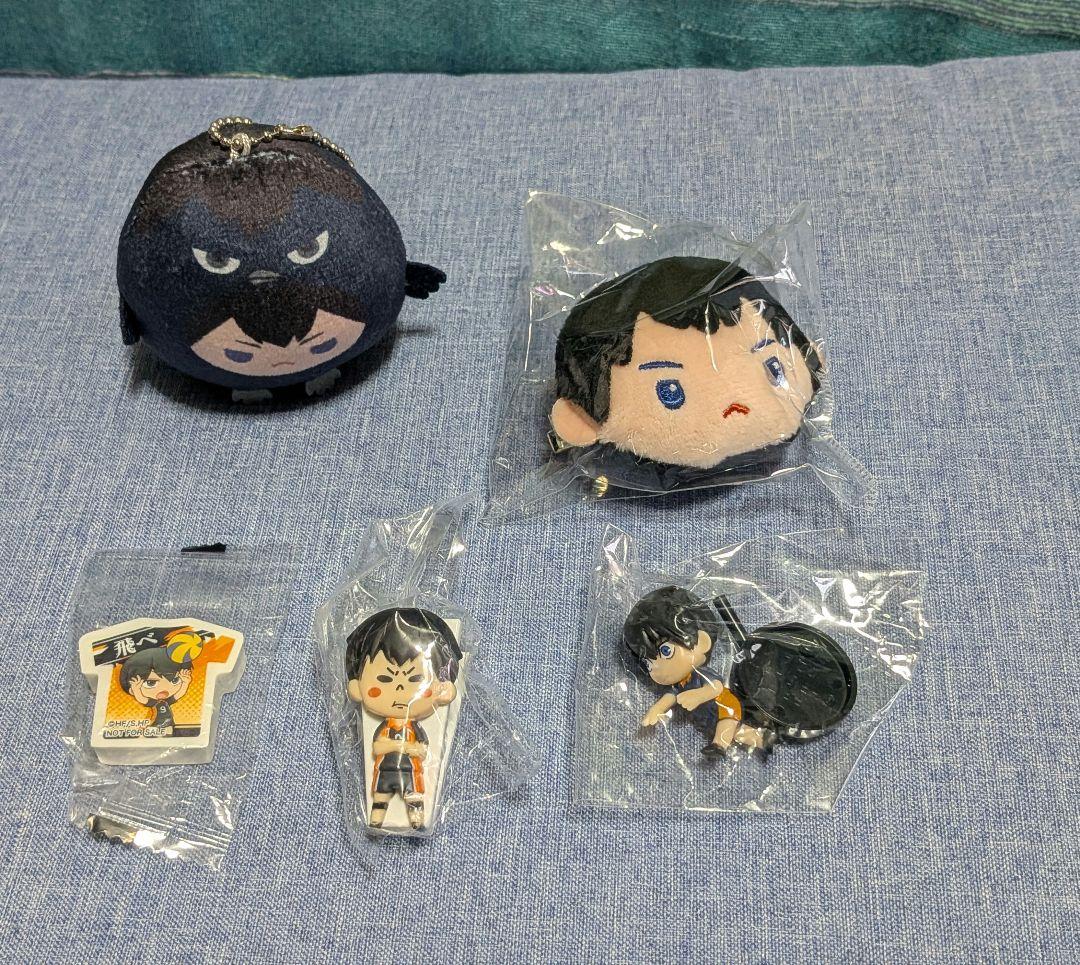 ハイキュー！！影山飛雄ぬいぐるみ·缶バッチやらトビオちゃんセット