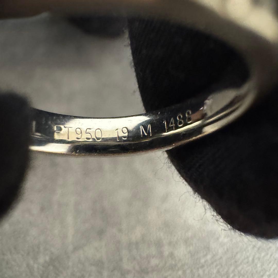 CHANEL シャネル ココクラッシュ リングマトラッセ PT950 ダイヤ