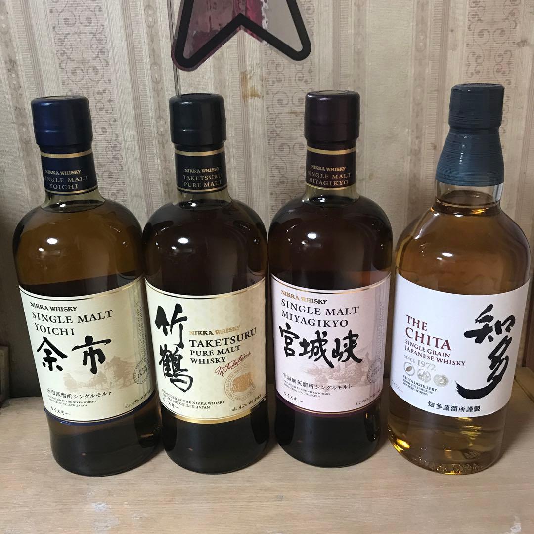 余市・竹鶴・宮城峡・知多ウイスキーセット