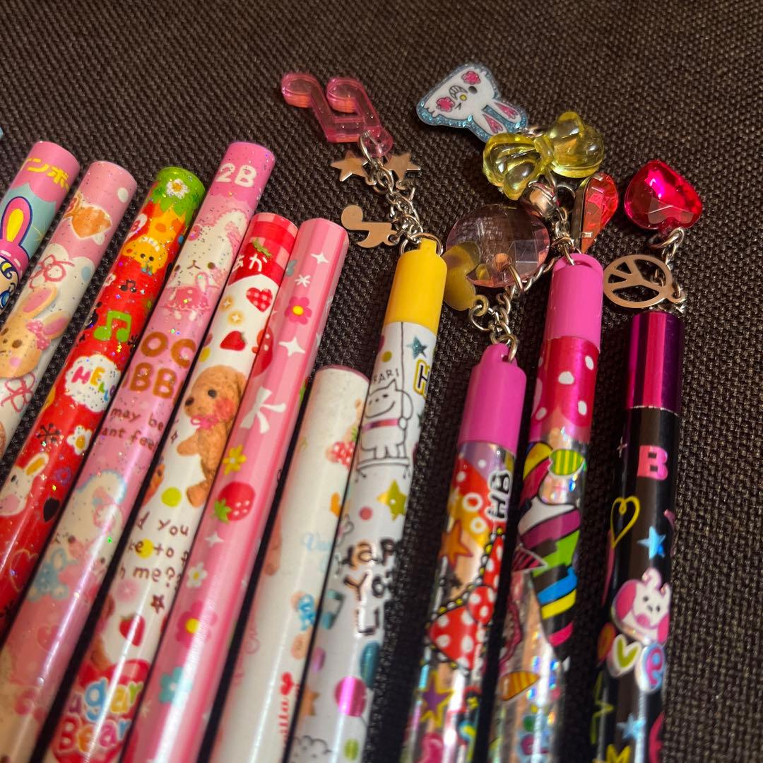 えんぴつ 消しゴム キャップ 文房具 中古品 平成 平成レトロ 平成女児