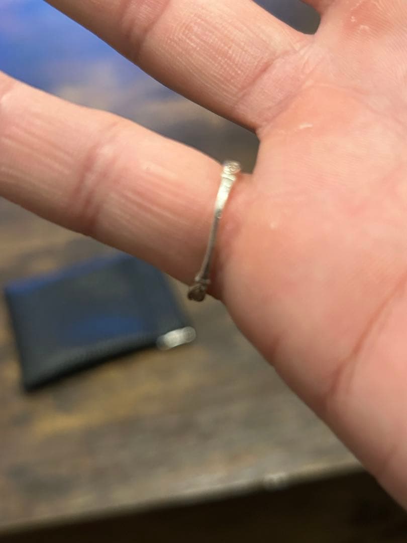 (アガット)シルバーラブラドライトクォーツリング13号