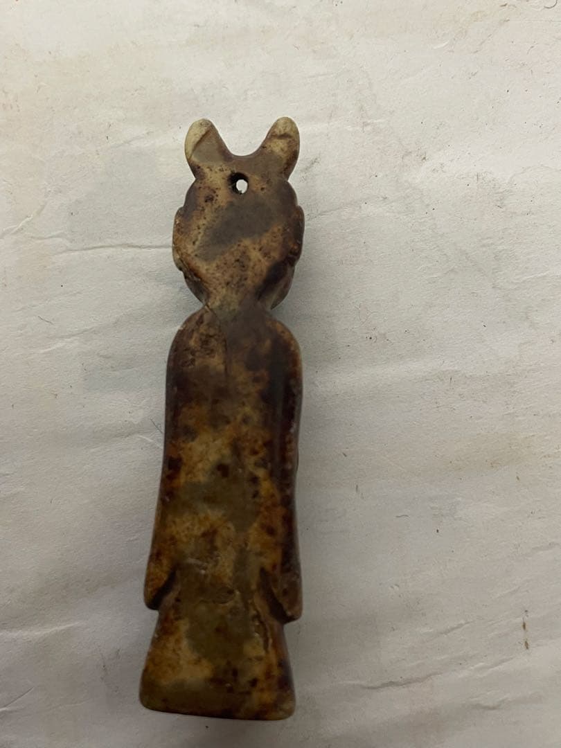 玉石彫刻 時代人形 提げ物 根付 アンティーク - メルカリ