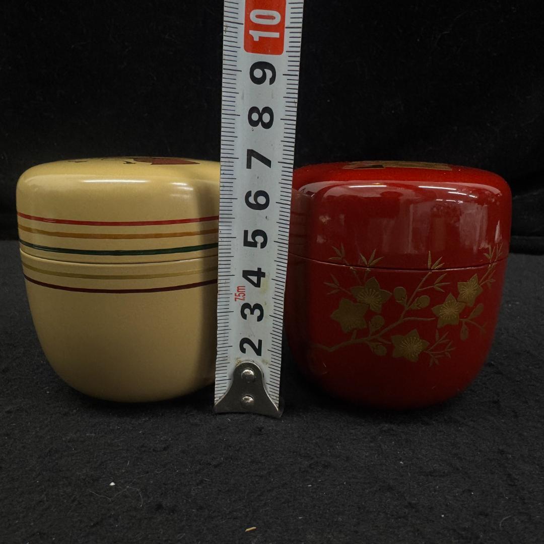 茶道具 中谷秀斉 二節句棗 共箱二重箱 共布 美品 - メルカリ