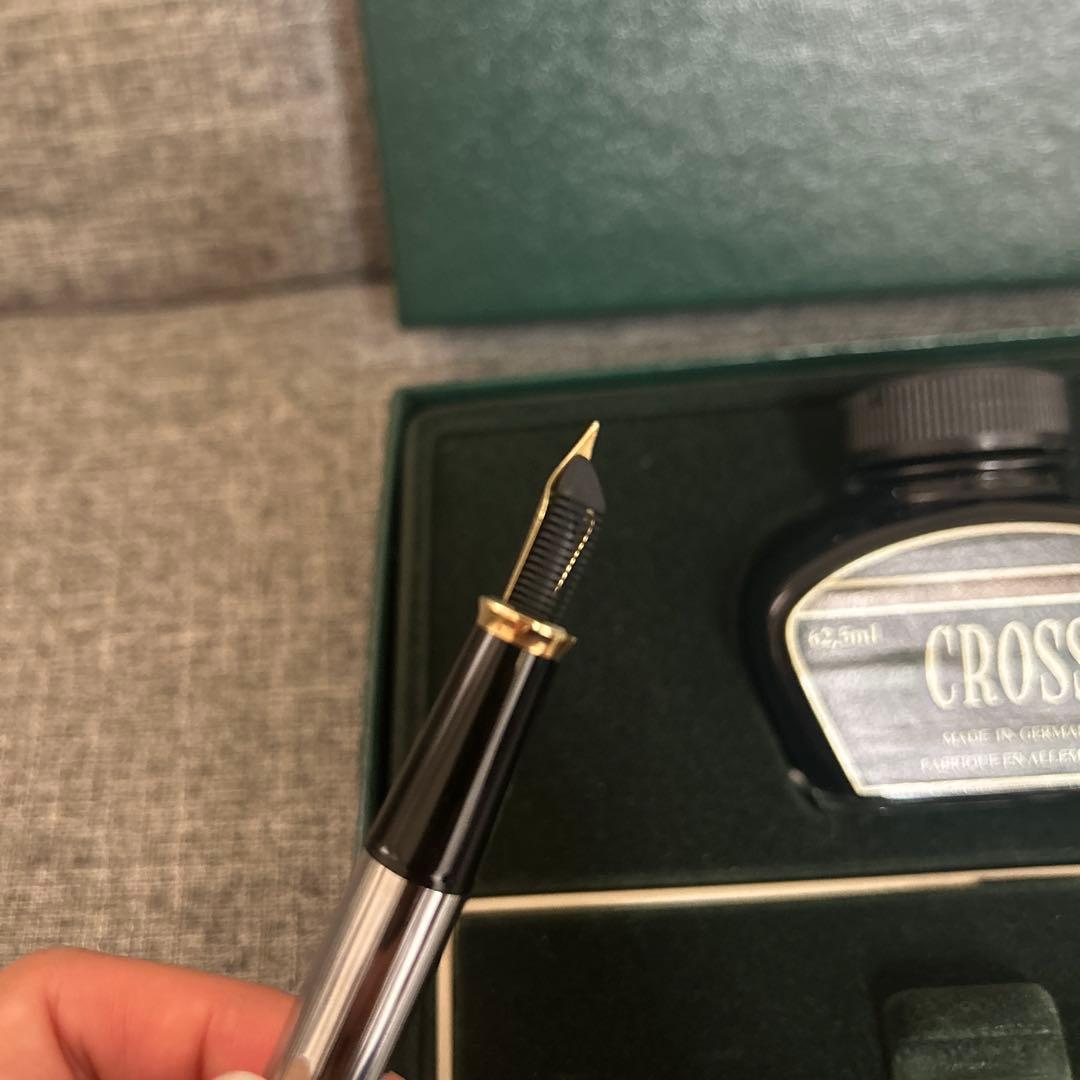 Cross クロス 万年筆 ギフト グリーンインクボトル タウンゼント