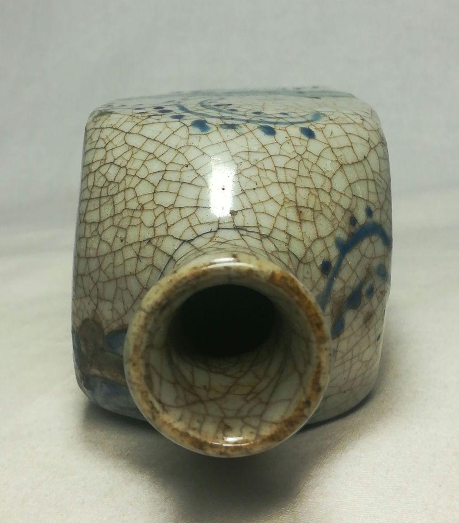 砥部焼 鞆徳利 青磁 保命酒徳利 酒器 - メルカリ