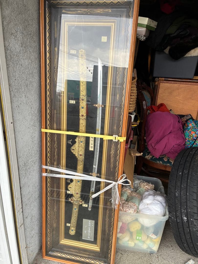 国宝　金彩　梨地螺鈿金装飾剣　レプリカ　コスプレ