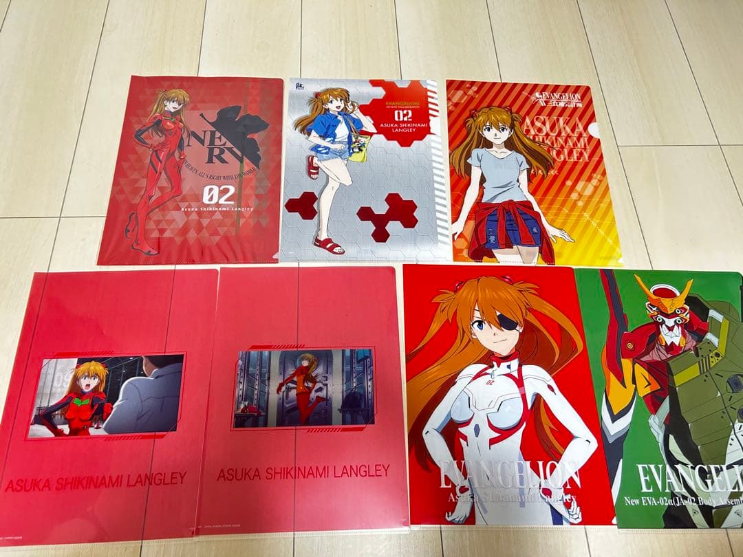 エヴァンゲリオン アスカ クリアファイル8枚セット - メルカリ