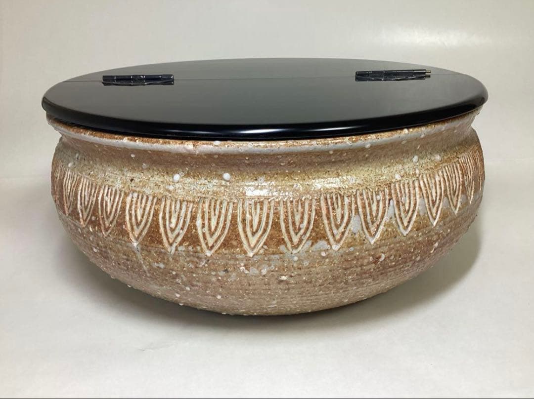 茶道具 古物品 平水指 信楽 塗蓋付 彦四郎作 - メルカリ