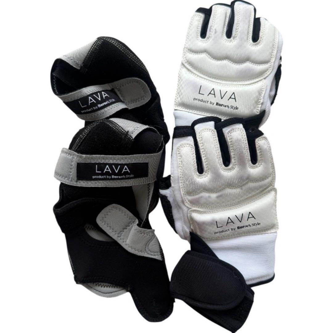LAVA ボクシンググローブ シューズ バーネススタイル Sサイズ ホワイト
