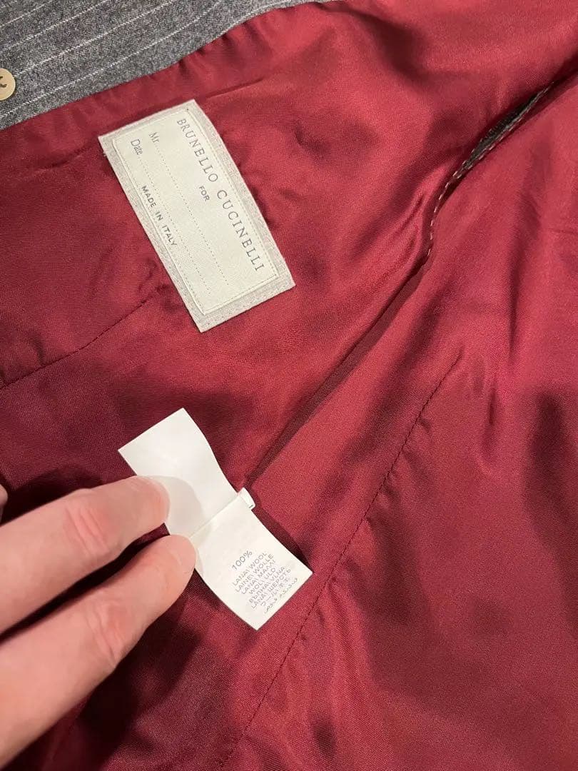 ブルネロクチネリ 46 ダブルジレ ベスト BRUNELLO CUCINELLI - メルカリ