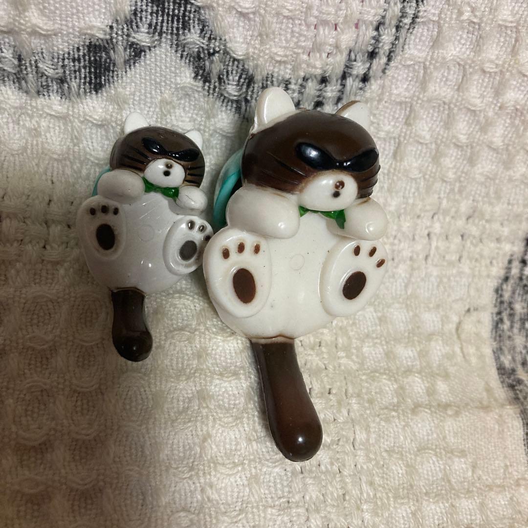 昭和レトロ　ヴィンテージ 猫　引っ掛けマスコット　 撮影＆確認のため開封した