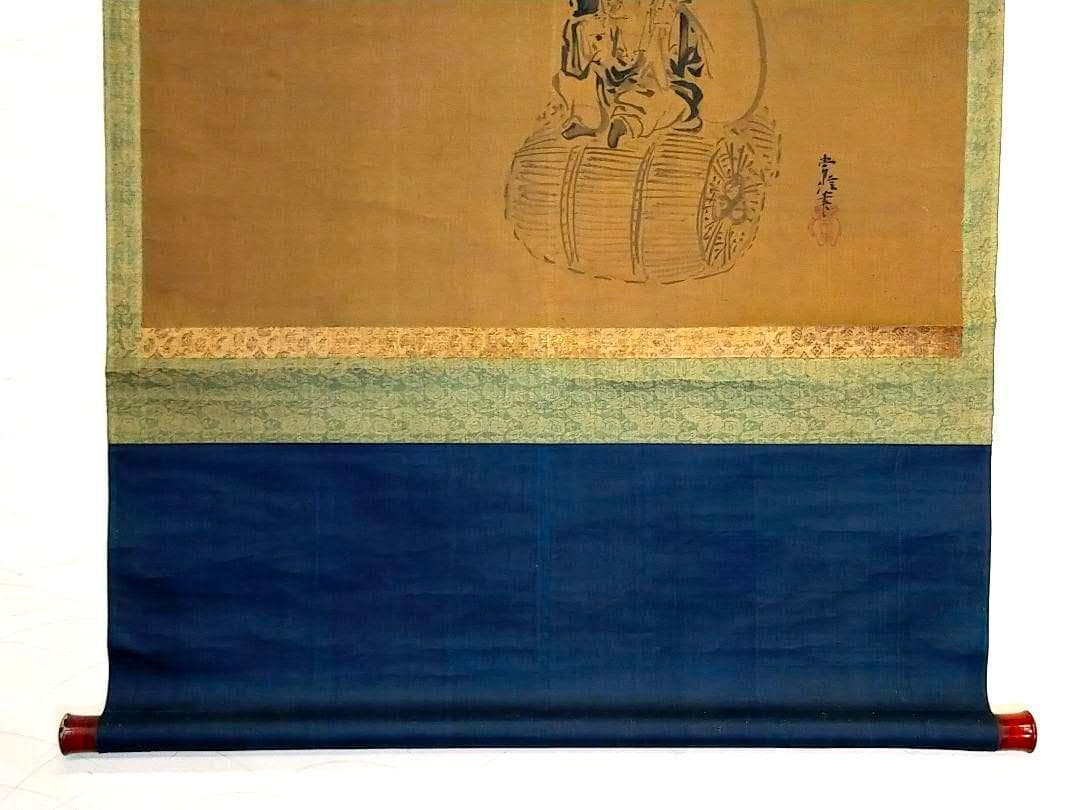 ♥掛軸 【模写】 狩野常信 大黒 桐箱付き 掛け軸 骨董品 - メルカリ