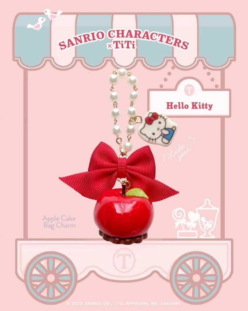 TiTi 　ハローキティ　バッグチャーム　キーホルダー　伊勢丹　サンリオ