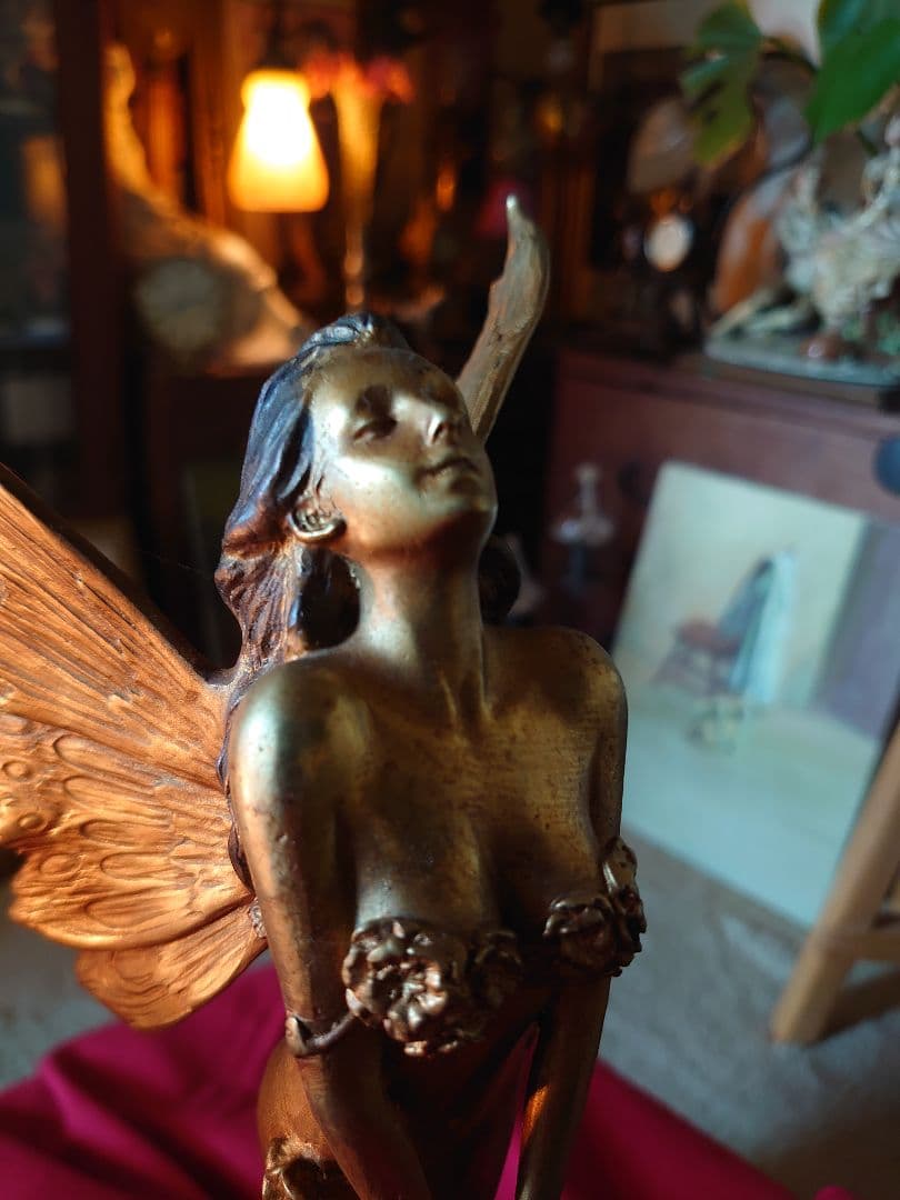 ヴィンテージ　ブロンズ像「勝利の女神」