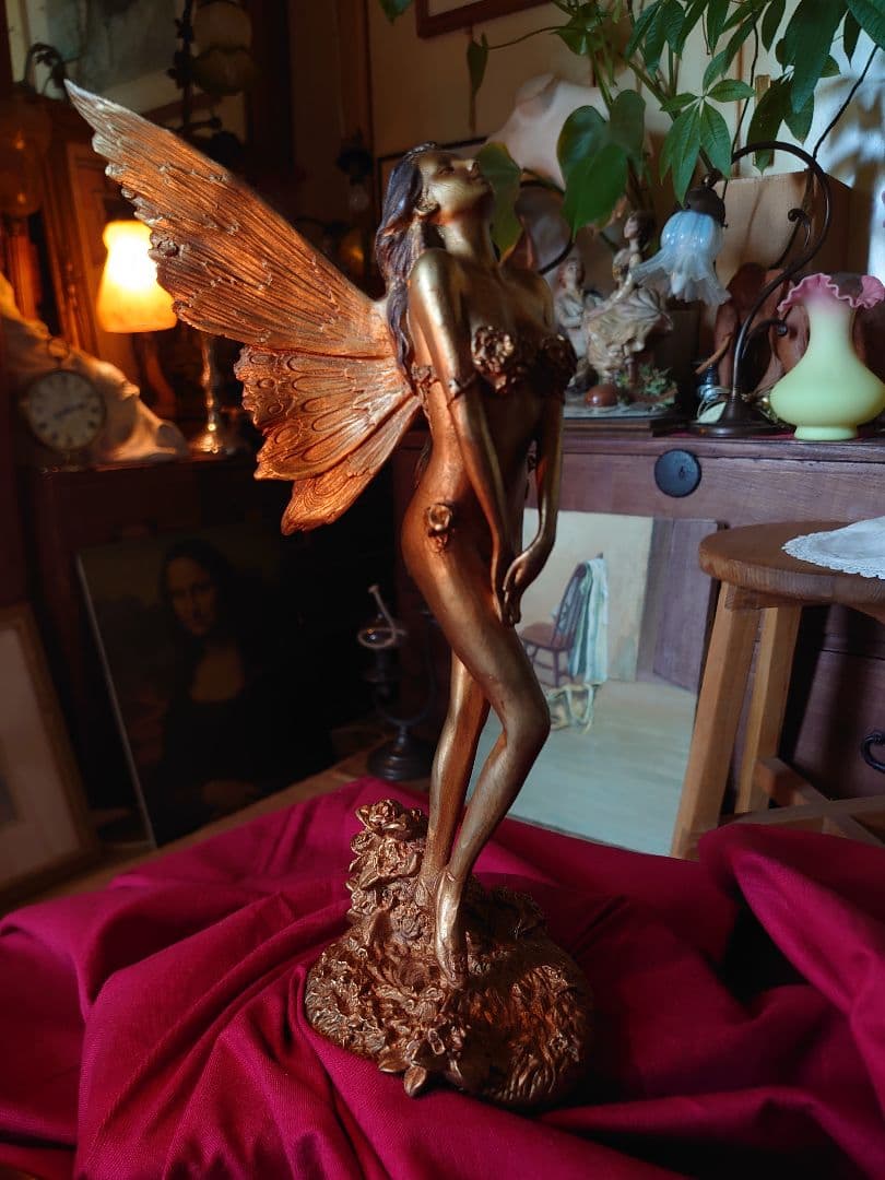 ヴィンテージ　ブロンズ像「勝利の女神」