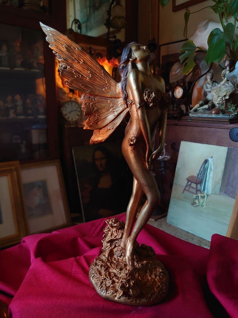 ヴィンテージ　ブロンズ像「勝利の女神」