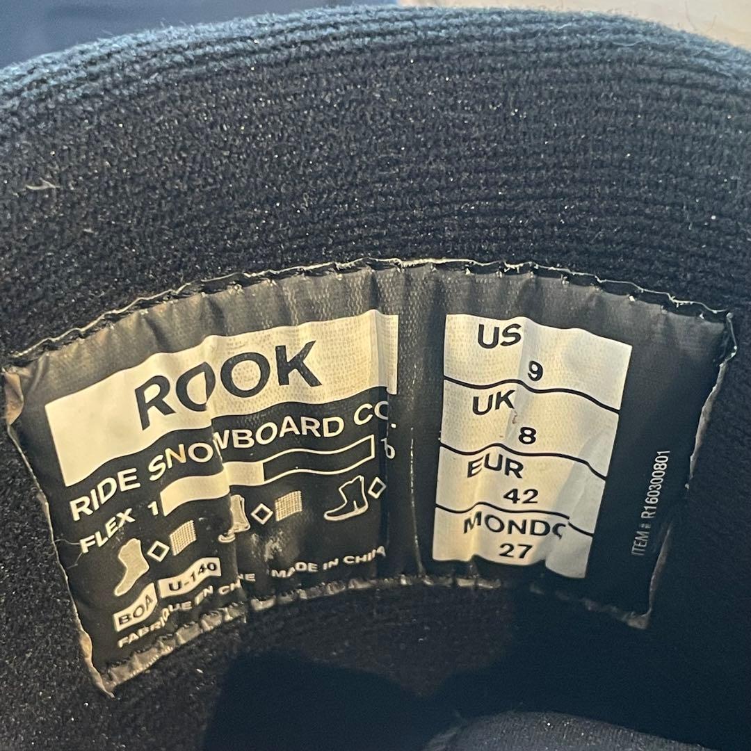 RIDE ROCK メンズ　スノーボードブーツ　27cm BOA
