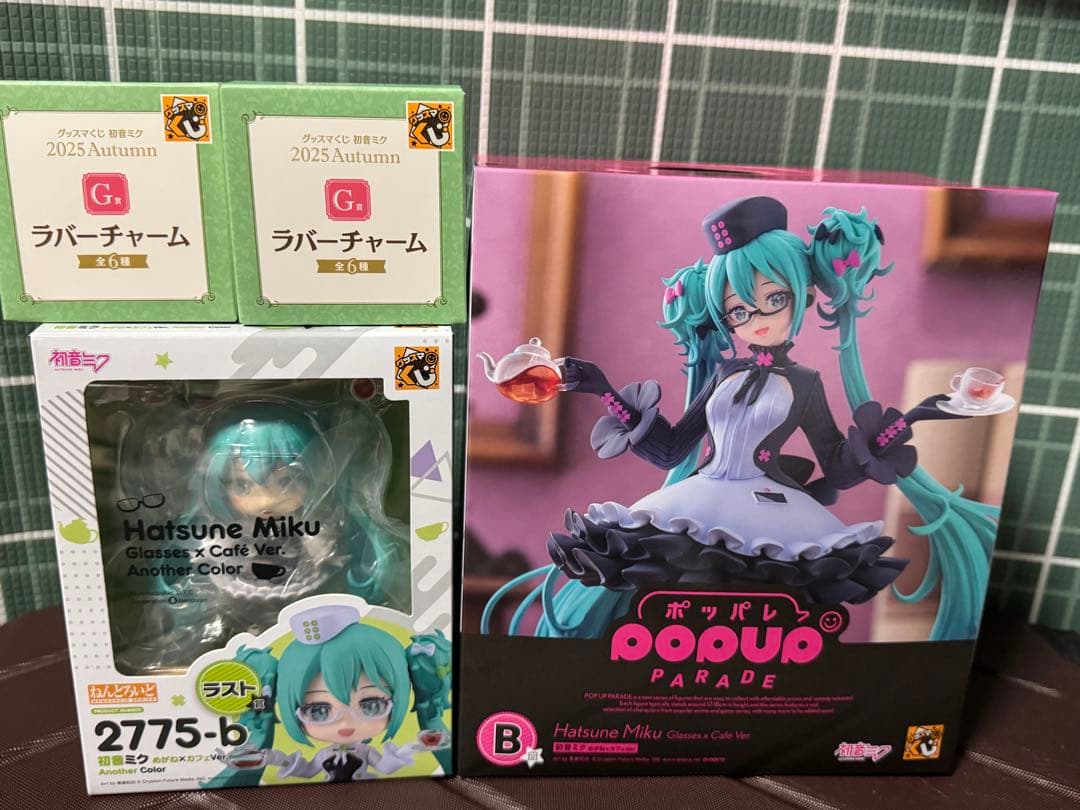 グッスマくじ　初音ミク　ラスト、B賞フィギュア、その他セット. . .