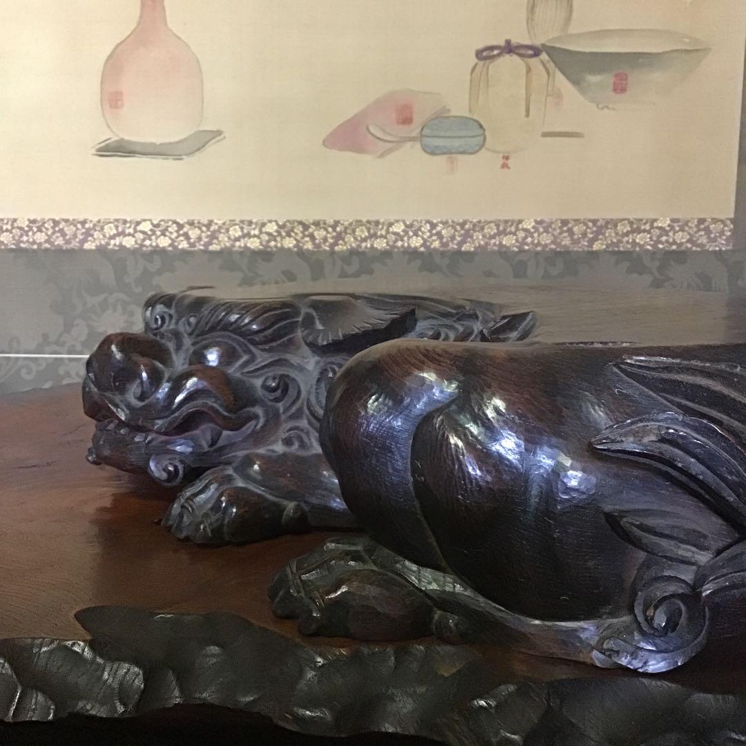 置物台 幕末〜明治 欅材 富豪床ノ間 傳立川和四郎富種 - メルカリ