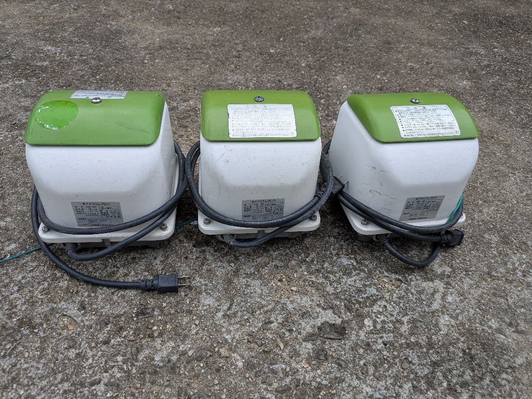 ジャンク品 ②3台セット ブロワ エアーポンプ 大晃機械工業 JDK-80