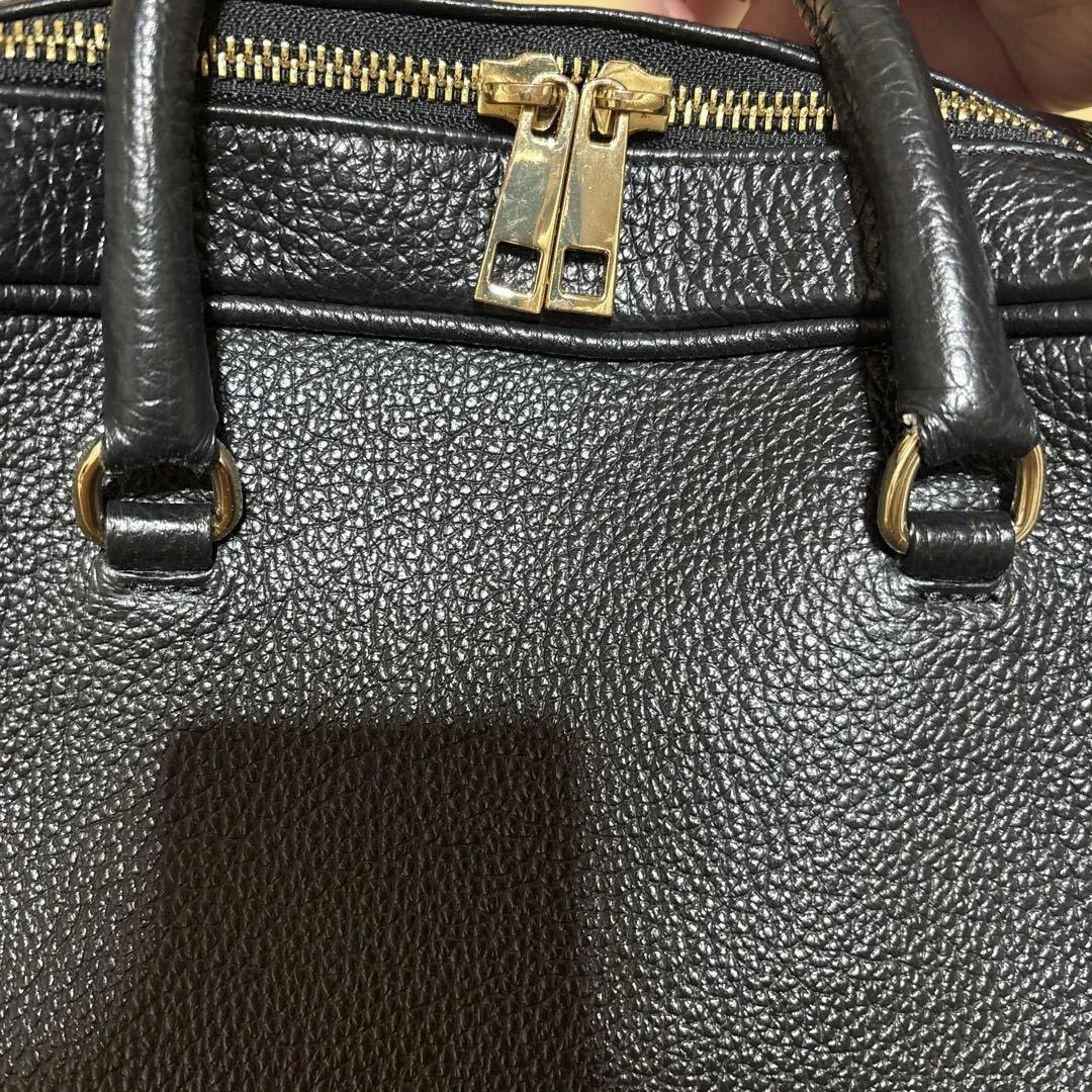 CHRISTIAN VILLA 黒 レザー ショルダーバッグ