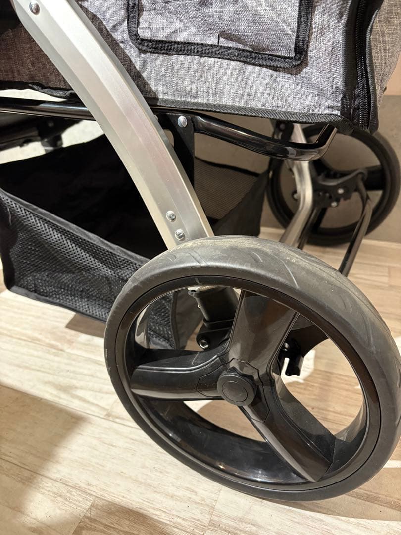 グレー メッシュ ペットカート 大型 30キロ