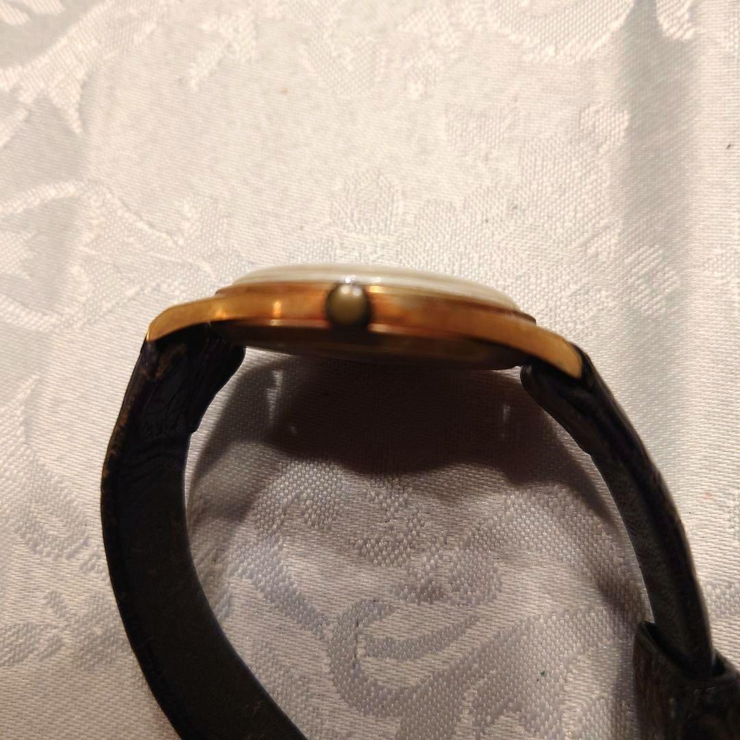 T*1様 【BUREN　SWISS製】 手巻き時計 ゴールドケースワニ皮ベルトア