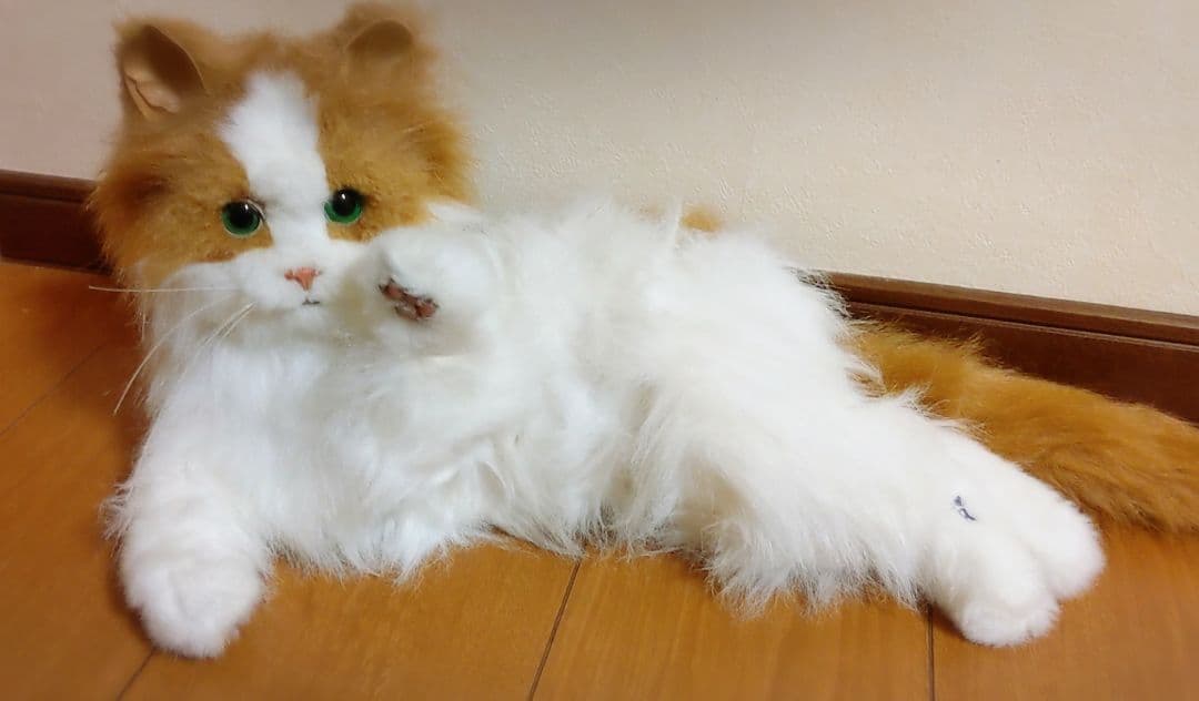 リアル 美品 動く 鳴く 等身大 バーチャルペット ロボット おもちゃ ねこ