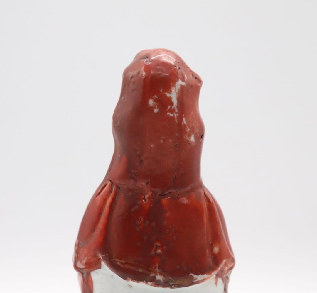 中国 清時代 粉彩 観音 送料込み1028