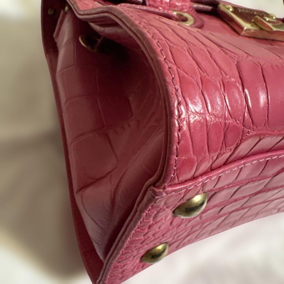 JIMMY CHOO ピンク ハンドバッグ