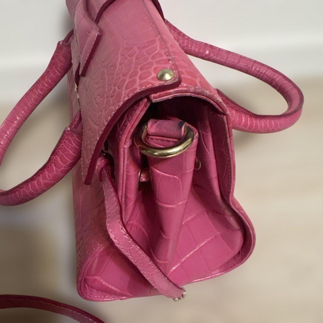 JIMMY CHOO ピンク ハンドバッグ